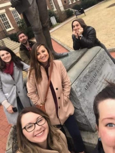 RPM at the Abraham Baldwin statue