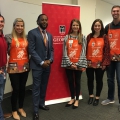 Abel Belete visits The Home Depot Store Support Center