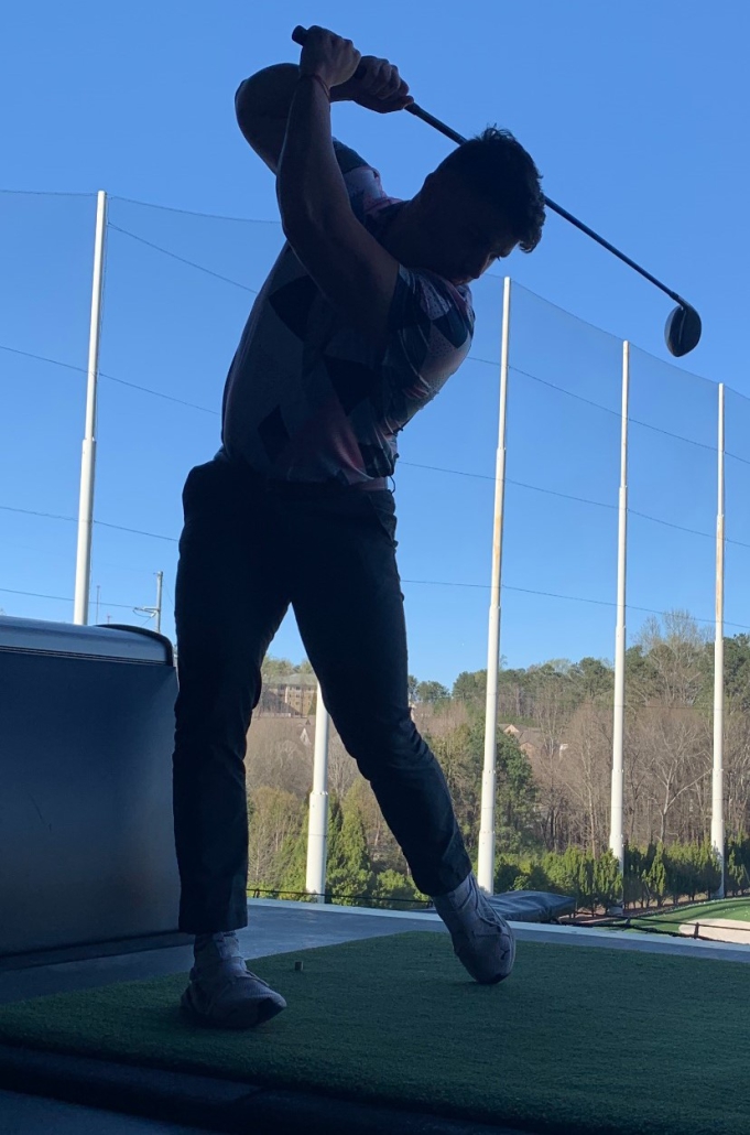 CJ at Top Golf