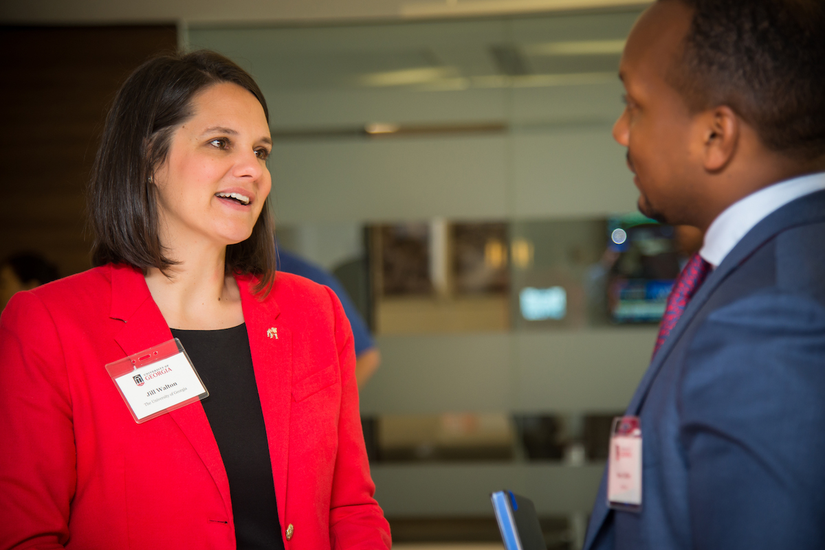 Jill Walton at Top Employers event