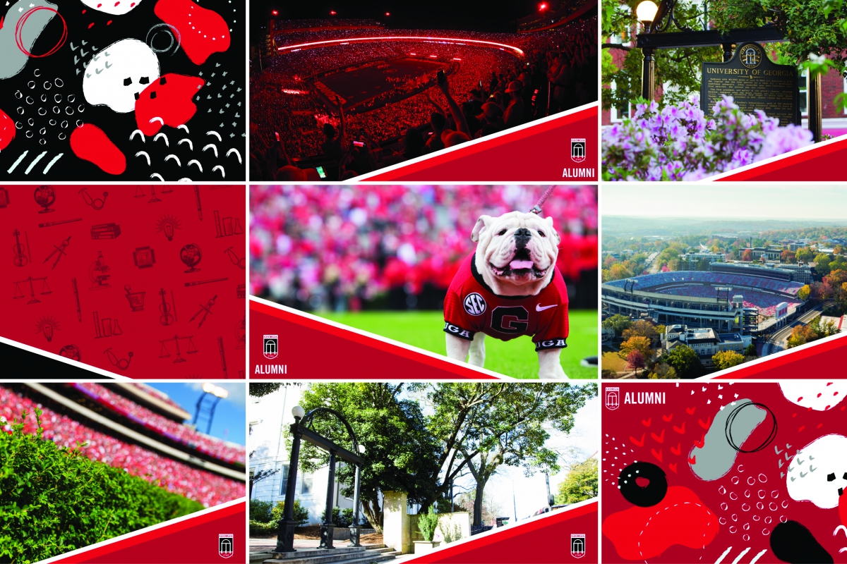 Show your Bulldog Spirit while WFH with themed Zoom Backgrounds - UGA